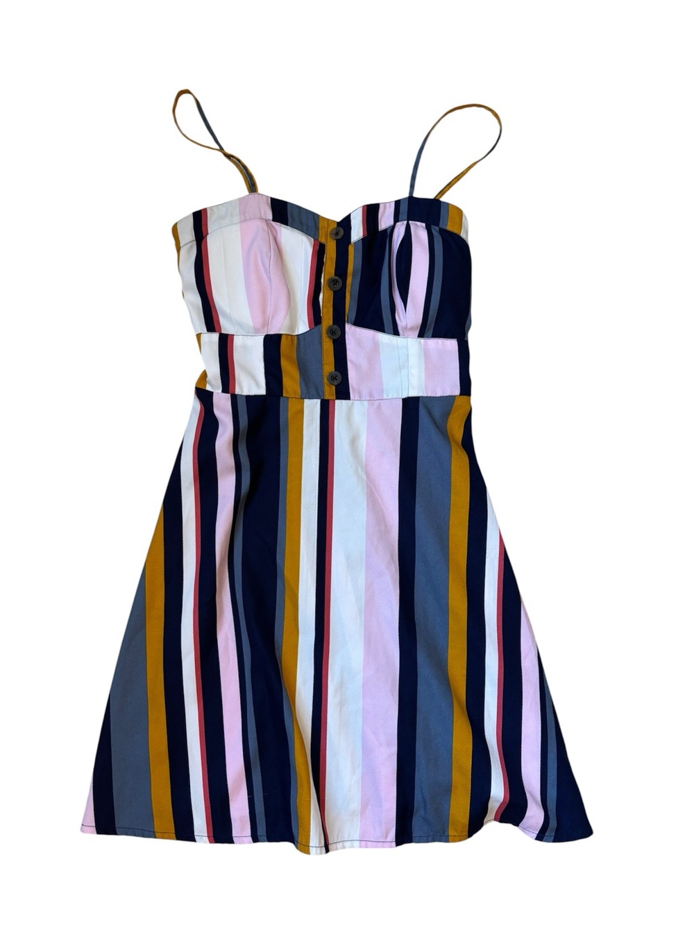 Derek Heart Striped Fit & Flare Dress | Women’s Small
